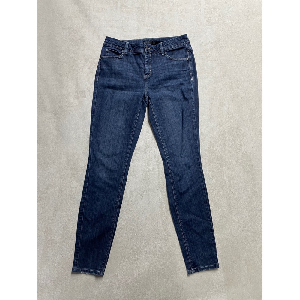 Simply Vera Vera Wang Womens Skinny Jeans Dark Wash Blue Denim Size 6